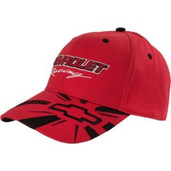 Czapka Unisex Chevy Racing - Oddychająca Bawełna dla Fanów Sportu Motorowego. Czerwone czapki z daszkiem Mountain Warehouse, bez wzorów, z bawełny. Za 170.99 zł.