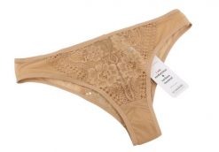 Scandale Le Brésilien Sensual - figi Brazilian XL cashmere beige. Brązowe slipki Erima, xl, bez wzorów, z bawełny. Za 213.99 zł.
