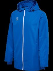 Hummel hmlAUTHENTIC ALL WEATHER JACKET kurtka z poliestru TRUE BLUE. Niebieskie kurtki Hummel, s, bez wzorów, z materiału, bez kaptura. Za 255.88 zł.