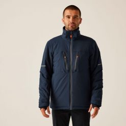 Kurtka robocza ocieplana męska X-Pro Marauder. Niebieskie kurtki Regatta, na zimę, m, bez wzorów, bez kaptura. W wyprzedaży za 487.49 zł.