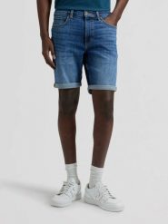 MESKIE SZORTY LEE RIDER SHORT BUNDY 112376385. Szorty Lee, bez wzorów, z jeansu. Za 149.99 zł.