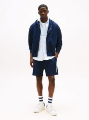 TOMMY JEANS Bluza w kolorze granatowym rozmiar: XL. Niebieskie bluzy Tommy Jeans, xl, bez wzorów, z bawełny, bez kaptura. Za 388.16 zł.