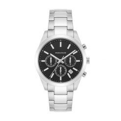 Spears & Walker Zegarek na reke ze stali nierdzewnej w kolorze srebrnym Zegarki 1 ct Męskie. Szare, analogowe zegarki Spears & Walker, srebrne. Za 609.99 zł.