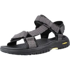 Sandały Mężczyzna Skechers Relaxed Fit: Lomell Rip Tide czarny. Szare sandały Skechers, bez zapięcia. Za 329.99 zł.