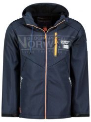Geographical Norway Kurtka softshellowa "Raoul" w kolorze granatowym rozmiar: M. Niebieskie kurtki outdoor i hardshell Geographical Norway, m, bez wzorów, bez kaptura. Za 218.57 zł.