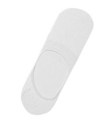 Stopki, Białe Krótkie Skarpetki, Gładkie, Jednokolorowe, do Mokasynów, Balerin -EM Men's Access. Białe skarpety Em men's accessories, bez wzorów, z bawełny. Za 19.99 zł.
