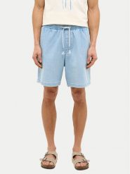 Mustang Szorty jeansowe Prague 1016652 Niebieski Loose Fit. Niebieskie szorty Mustang, m, bez wzorów, z bawełny. Za 289.99 zł.