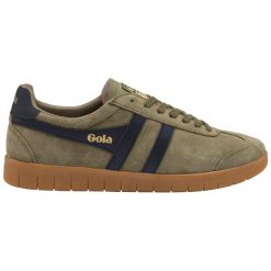 Sneakersy z zamszu Gola Hurricane. Brązowe buty sportowe casual Gola, bez wzorów, bez zapięcia. Za 422.00 zł.