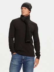 Calvin Klein Zestaw Szalik i Czapka Gs Ck Monogram Beanie + Scarf K50K512390 Czarny. Czarne czapki zimowe CALVIN KLEIN, bez wzorów, z materiału. Za 289.99 zł.