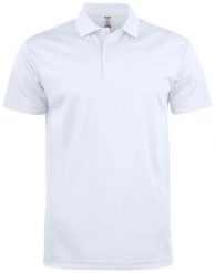 Clique Basic Active Polo – klasyczne polo z piki, 100% poliester – white. Białe sztyblety CLIQUE, bez wzorów, z poliesteru, bez obcasa, bez zapięcia. Za 118.33 zł.