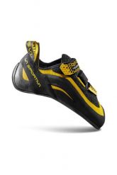 Buty wspinaczkowe Miura Vs. Czarne buty turystyczne La Sportiva, bez wzorów, z gumy, bez zapięcia, trekkingowe. Za 615.99 zł.