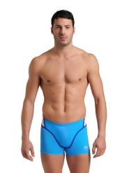 Arena Kąpielówki w kolorze niebieskim rozmiar: 3. Niebieskie kąpielówki Arena, bez wzorów, z materiału. Za 83.22 zł.