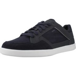 Buty GEOX U WALEE Niebieski. Niebieskie buty turystyczne Geox, bez wzorów, z syntetyku, bez zapięcia, trekkingowe. Za 331.99 zł.