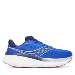 Buty do biegania Saucony. Niebieskie buty do biegania Saucony, bez wzorów, bez zapięcia, do biegania. Za 699.99 zł.