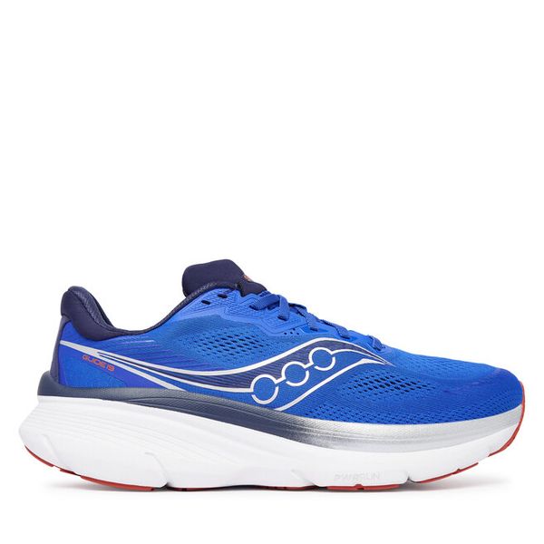Buty do biegania Saucony. Niebieskie buty do biegania Saucony, bez wzorów, bez zapięcia, do biegania. Za 699.99 zł.