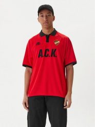 Kappa Koszulka techniczna Authentic Sloan 331Z4PW Czerwony Comfort Fit. Czerwone t-shirty sportowe Kappa, bez wzorów, z syntetyku, bez ramiączek, do piłki nożnej. Za 199.99 zł.