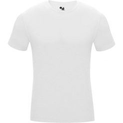 Koszulka z krótkim rękawem Podkoszulek męski Pro Compression. Białe odzież kompresyjna BADGER SPORT, l, bez wzorów. Za 194.95 zł.