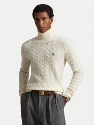 Polo Ralph Lauren Golf 710876836500 Kremowy Regular Fit. Białe golfy Polo Ralph Lauren, m, bez wzorów, z wełny, bez kołnierzyka, bez ramiączek. Za 1,103.99 zł.