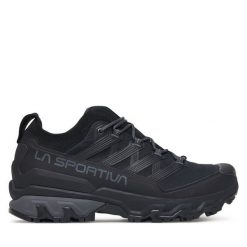 Trekkingi La Sportiva. Czarne buty trekkingowe La Sportiva, bez wzorów, bez zapięcia. Za 919.99 zł.