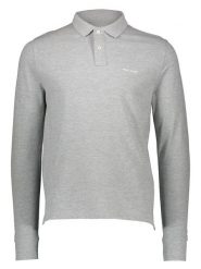 Pepe Jeans Koszulka polo w kolorze szarym rozmiar: XL. Szare koszulki polo sportowe Pepe Jeans, xl, bez wzorów, z bawełny, bez kołnierzyka, bez ramiączek. Za 140.20 zł.
