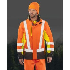 Kurtka robocza 3-warstwowa softshell Result. Brązowe kurtki RESULT, xl, bez wzorów, z softshellu, bez kaptura. Za 262.50 zł.