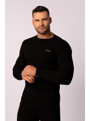 Spaio Koszulka termiczna "Merino" w kolorze czarnym rozmiar: L. Czarne t-shirty sportowe Spaio, bez wzorów, z materiału, bez ramiączek, outdoorowe. Za 249.17 zł.