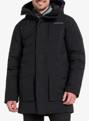 Kurtka ocieplana Didriksons Akilles Parka 2. Czarne kurtki Didriksons, m, bez wzorów, z materiału, bez kaptura. Za 936.00 zł.