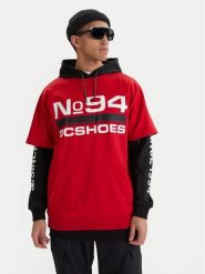 DC Shoes Bluza Dryden ADYFT03411 Czerwony Regular Fit. Czerwone bluzy DC Shoes, m, bez wzorów, z syntetyku, bez kaptura. Za 529.99 zł.