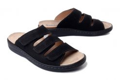 Dr. Brinkmann 600464-01 Czarny, klapki m?skie. Czarne klapki Dr. Brinkmann, ze skóry. Za 369.90 zł.