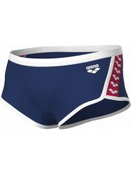 Arena Kąpielówki w kolorze granatowym rozmiar: 8. Niebieskie kąpielówki Arena, bez wzorów, z materiału. Za 78.84 zł.