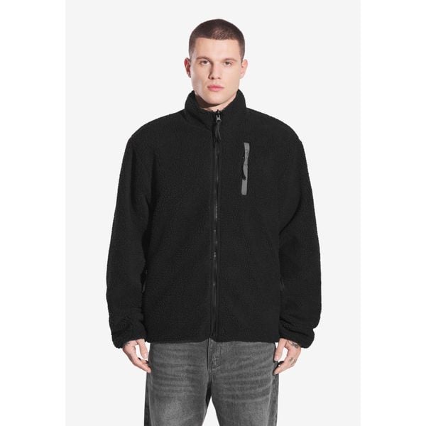 Kurtka turystyczna męska Prosto Sherpa dwustronna. Czarne kurtki Prosto., m, bez wzorów, bez kaptura. Za 474.99 zł.