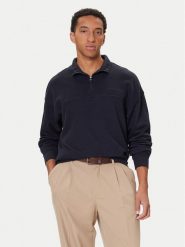 Tommy Hilfiger Bluza UM0UM03626 Granatowy Regular Fit. Niebieskie bluzy Tommy Hilfiger, l, bez wzorów, z bawełny, bez kaptura. Za 319.99 zł.