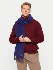 Lacoste Szalik RE2422 Kolorowy. Szaliki LACOSTE, bez wzorów, z materiału. Za 479.99 zł.