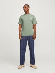 Jack & Jones Koszulka "Beau" w kolorze zielonym rozmiar: XL. Zielone bezrękawniki Jack & Jones, xl, bez wzorów, z bawełny, bez kołnierzyka, bez ramiączek. Za 39.99 zł.