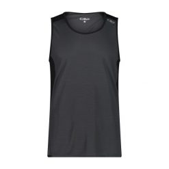 Tank top CMP. Czarne bezrękawniki CMP, bez wzorów, bez kołnierzyka, bez ramiączek. Za 192.00 zł.