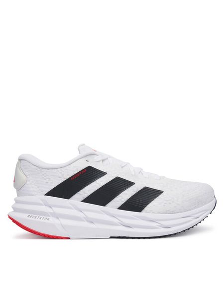 Adidas Buty do biegania adistar 4 JR0317 Biały. Białe buty do biegania Adidas, bez wzorów, z materiału, bez zapięcia, do biegania. Za 409.99 zł.