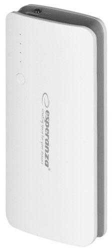 PowerBank Esperanza Radium EMP106WE (8000mAh; microUSB, USB 2.0; kolor biały). Białe powerbanki Esperanza. Za 32.99 zł.