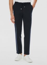 PAKO LORENTE – Granatowe spodnie garniturowe. Eleganckie spodnie Pako Lorente, z elastanu, eleganckie. Za 349.99 zł.