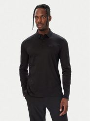 BOSS Polo Pirol 50544335 Czarny Regular Fit. Czarne koszulki polo Boss, l, bez wzorów, z bawełny, bez kołnierzyka, bez ramiączek. Za 449.99 zł.