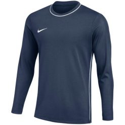 Koszulka męska Nike Dri-Fit Park 26 Crew Top. Niebieskie bluzy Nike, m, bez wzorów, z poliesteru, bez kaptura. Za 108.99 zł.