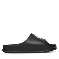 Klapki Lacoste. Czarne klapki LACOSTE. Za 169.99 zł.