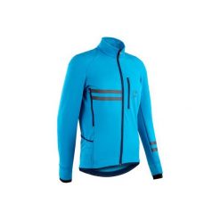 Kurtka zimowa na rower RC500 męska. Czarne kurtki TRIBAN, na zimę, m, bez wzorów, z elastanu, bez kaptura. Za 309.99 zł.