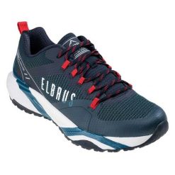 Męskie Buty Turystyczne Elmar. Czerwone buty trekkingowe ELBRUS, bez wzorów, bez zapięcia, trekkingowe. Za 373.99 zł.