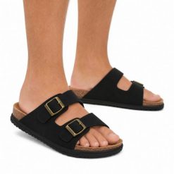 Klapki męskie sportowe Wrangler BELVILLE SLIDER MEN LOW. Brązowe klapki Wrangler, z materiału. Za 129.00 zł.