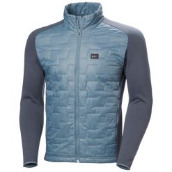 Kurtka turystyczna Helly Hansen Lifa Loft Hybrid. Niebieskie kurtki Helly Hansen, bez wzorów, z materiału, bez kaptura. W wyprzedaży za 707.00 zł.