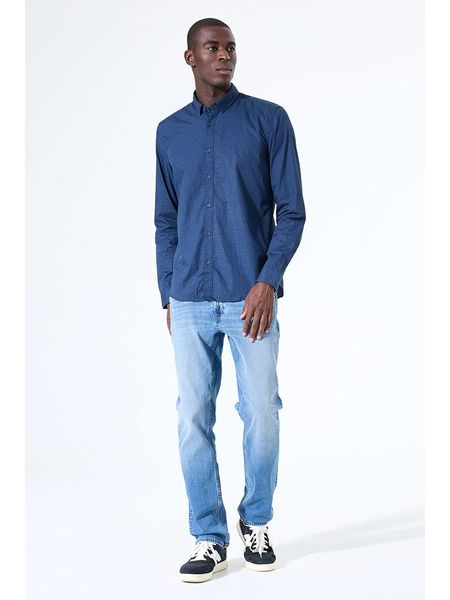 Garcia Koszula w kolorze granatowym rozmiar: L. Niebieskie koszule Garcia, l, bez wzorów, z bawełny, bez kołnierzyka, bez ramiączek. Za 87.19 zł.