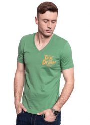 MUSTANG T SHIRT Alex v Print 1009520 6398. T-shirty Mustang, m, bez wzorów, bez kołnierzyka, bez ramiączek. W wyprzedaży za 39.99 zł.