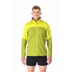 Kurtka przeciwdeszczowa męska Rab Kinetic Ultra Jacket. Żółte kurtki RAB, m, bez wzorów, bez kaptura. Za 681.99 zł.