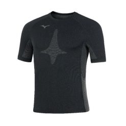 Koszulka termoaktywna Mizuno Team Underwear. Czarne bielizna termoaktywna Mizuno, m, bez wzorów, bez ramiączek, na fitness i siłownię. Za 173.00 zł.