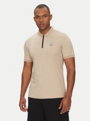 EA7 Emporio Armani Polo 8NPF13 PJRGZ U6155 Granatowy Regular Fit. Brązowe koszulki polo EA7 Emporio Armani, m, bez wzorów, z syntetyku, bez kołnierzyka, bez ramiączek. Za 329.99 zł.